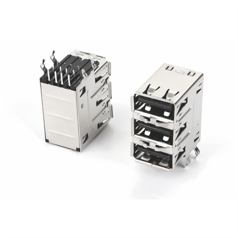 USB20AF 三层弯脚 直脚